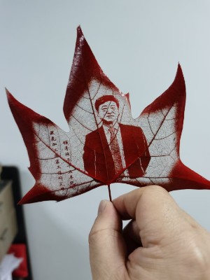 彩色葉雕系列